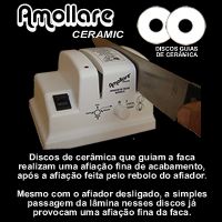 AFIADOR DE FACAS DIAMANTADO INTELIGENTE COM GUIAS DE CERÂMICA
